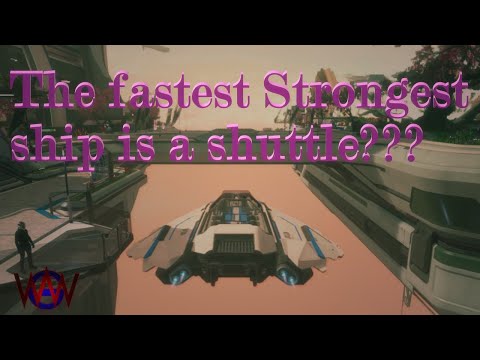 Crusader shuttle Is a beast Star Citizen.