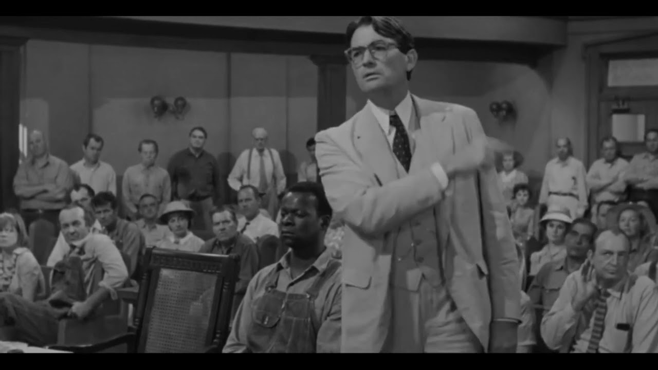 Cena do filme "O Sol é para todos" (monólogo).