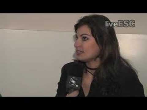 Katy Satyn in first Final Eurosong 2008