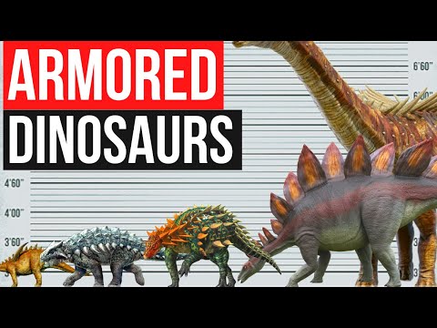 The Most Armored Dinosaurs in the World | Size Comparison