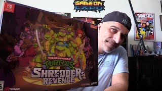 TMNT Shredder's Revenge Radical Collector Edition Switch Unboxing - Limited Run Games - Gamester81
