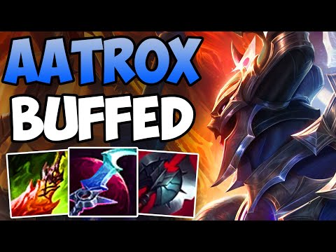 CHALLENGER TOP LANER SOLO CARRIES WITH PATCH 13.5 BUFFED AATROX! | CHALLENGER AATROX TOP GAMEPLAY