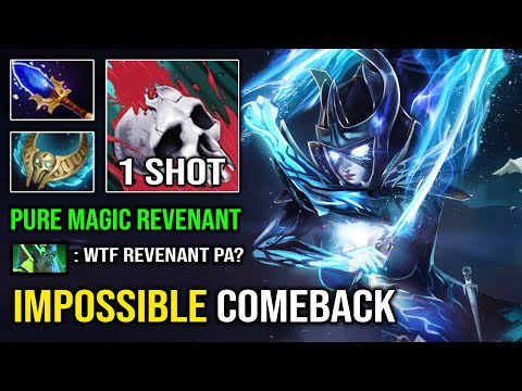 How to COMEBACK From Almost Impossible Game 1 Shot Revenant's Brooch Phantom Assassin Dota 2