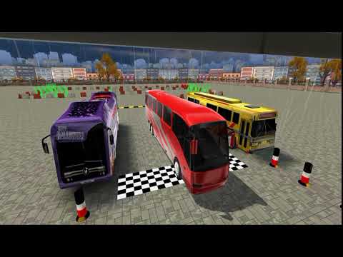 Modern Bus Simulator New Parking Games - E#1 Gameplay HD Easy Parking Mode Level 1 to 20  Game over