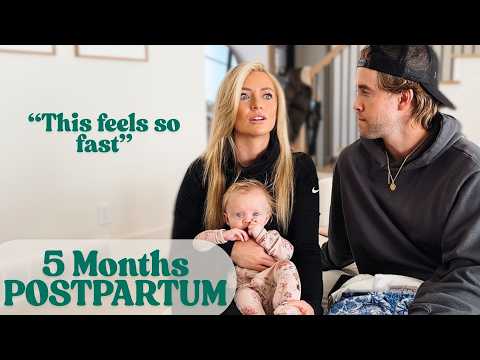 LIFE 5 MONTHS POSTPARTUM + our first family ski day!