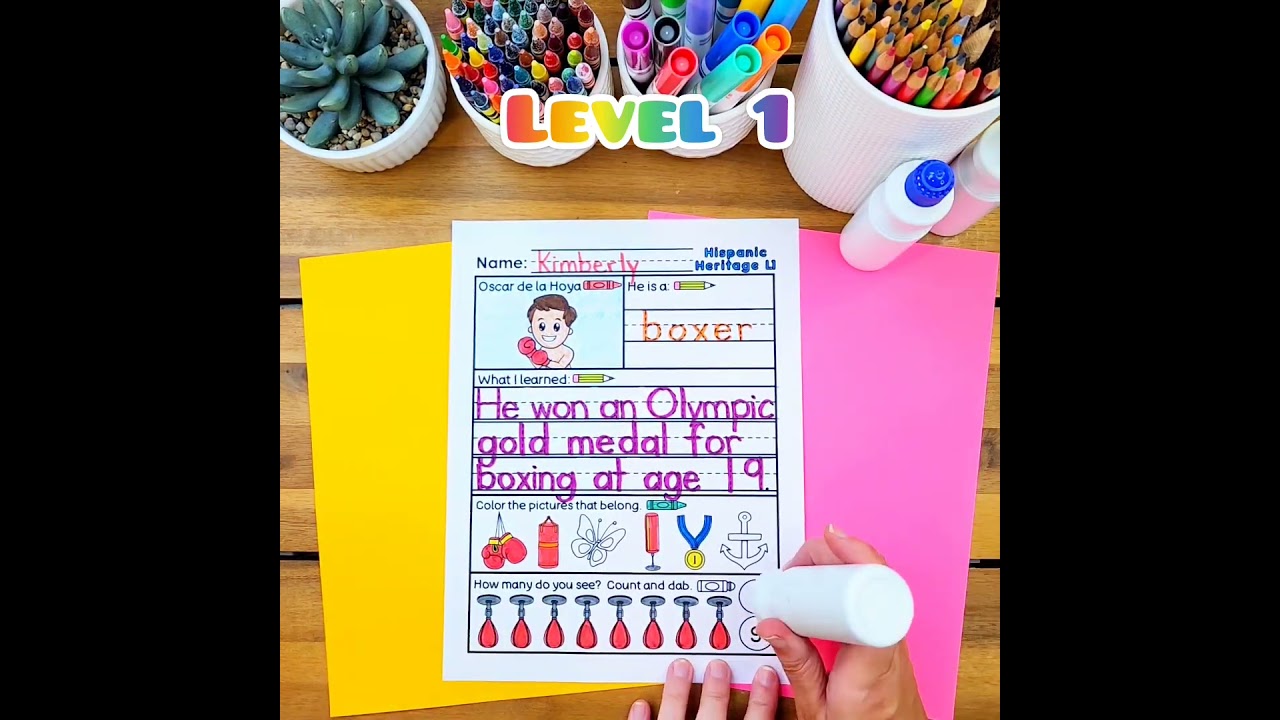 Hispanic Heritage Month Worksheets - Leaders in History Activities (Set 1)