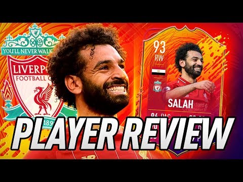 THE EGYPTIAN MESSI! 🔥 93 HEADLINER SALAH PLAYER REVIEW! - FIFA 20 Ultimate Team