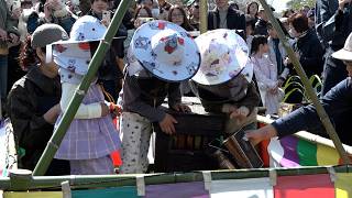 3月1日【びわ湖放送ニュース】梅見ごろの寿長生の郷でミツバチの巣箱開き