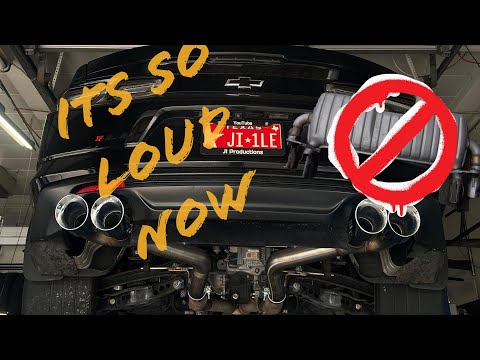 AWE TRACK EDITION AXLE BACK INSTALL ON 2021 CAMARO 1LE (BIG DIFFERENCE)