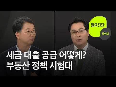 세금 대출 공급 어떻게?…부동산 정책 시험대 (KBS/남기업 소장)