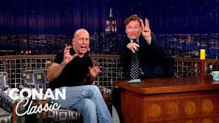 Bruce Willis Is A Real Life Tough Guy | Late Night with Conan O’Brien video