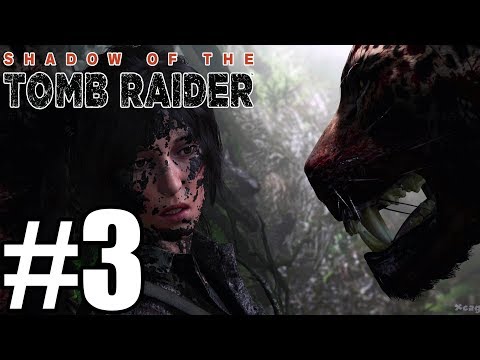 Shadow of The Tomb Raider Gameplay Walkthrough Part 3 - Jaguar Boss