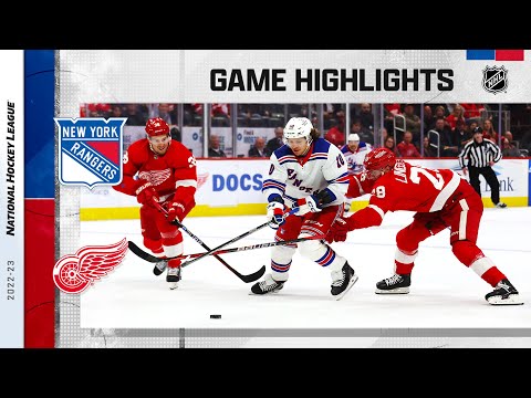 Rangers @ Red Wings 11/10 | NHL Highlights 2022