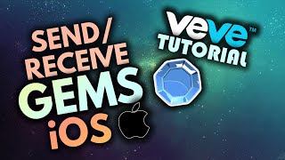 Veve Tutorial - How to Transfer Gems in iOS Devices - Send/Receive Gems in Veve
