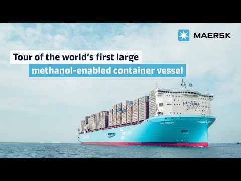 Tour Ane Mærsk - the largest dual-fuel container vessel sailing on methanol