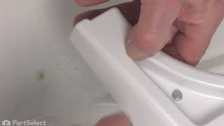 Whirlpool Refrigerator Repair - How to Replace the Left Crisper Support (Whirlpool # WP67001721)