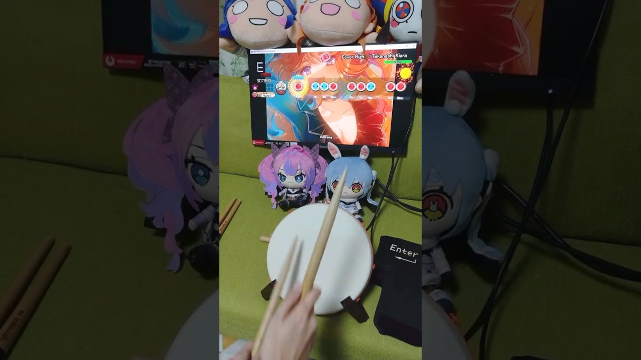 Fever Night - Takanashi Kiara | open!taiko with Drums 🥁
