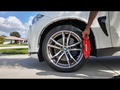 COST ONLY $1400 FRONT & REAR!! BMW X5 35I HUGE BRAKE UPGRADE!!