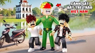I'M A VIETNAMESE POLICEMAN CATCHING STREET BOYS IN ROBLOX | HANOI CITY