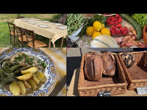 FRENCH SUMMER COUNTRY LUNCH! Fresh and delicious ingredients from Normandy, France. Easy recipes!
