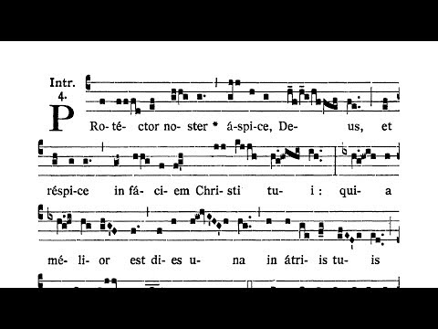 Dominica XIV post Pentecosten (XIV Sunday after Pentecost) - Introitus (Protector noster)