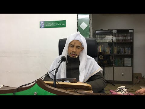 21/12/2019 Sabtu Siri 1 Sesi ke3 (2.45pm-4.30pm) Daurah Kitab Matan ummu Al Barahin