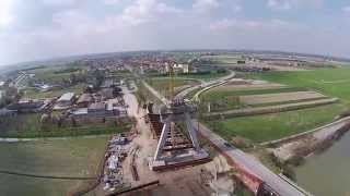 preview picture of video 'Avanzamento lavori del nuovo ponte ad Ostellato - marzo 2014'