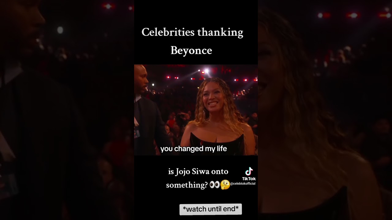 Jojo Siwa Thanks Beyonce + Other celebrities thanking Beyonce