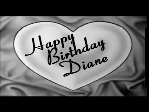 Happy birthday Diane!