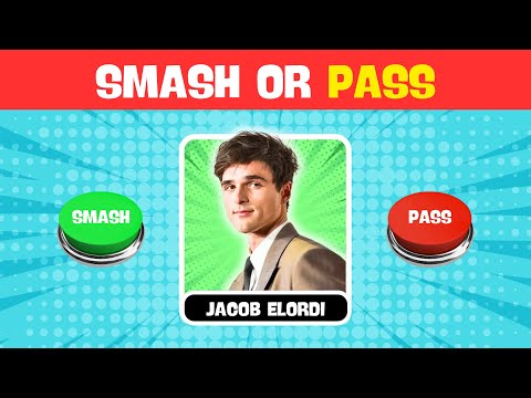 SMASH OR PASS - Hottest Male Celebrities 2025 | We Quiz!