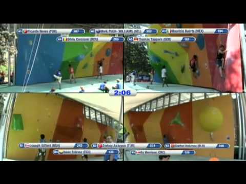 Climbing World Championships 2011 Boulder,Lead and Speed Arco, ITA - Boulder Men's Qualifications