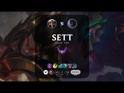 Sett Top vs Maokai - KR Master Patch 13.12