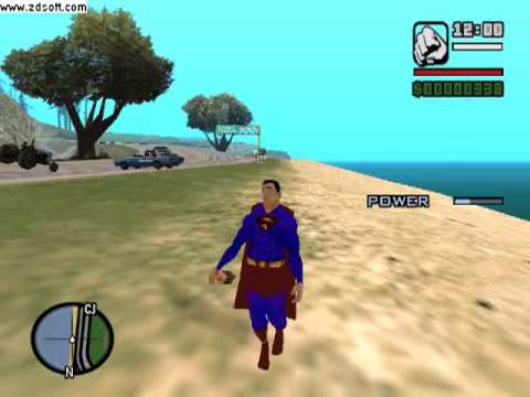 GTA San Andreas Superman Mod Many MODS...