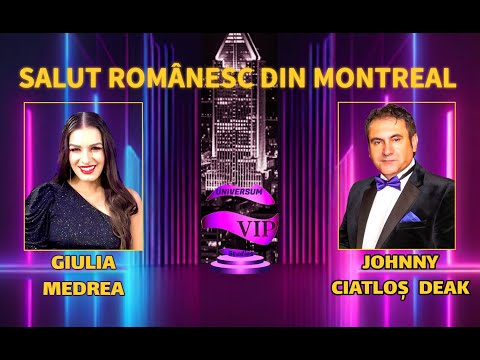 Artista și interpreta GIULIA MEDREA invitată la Salut Românesc din Montreal