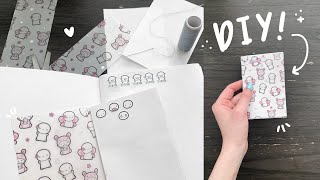 DIY Reusable Sticker Book | Using Vellum & Scraps