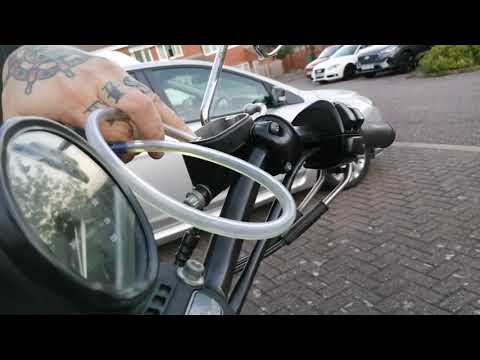 Harley Davidson Sportster Brake Line Extension and Bleed