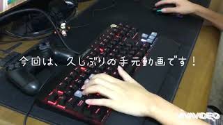 久々の手元動画っす