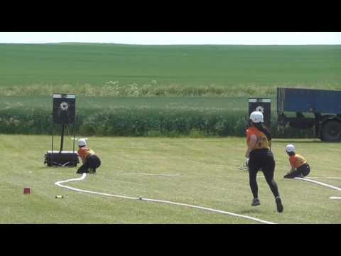 SDH Bechov ženy útok 1 - okresní kolo postupové soutěže 3.6.2017