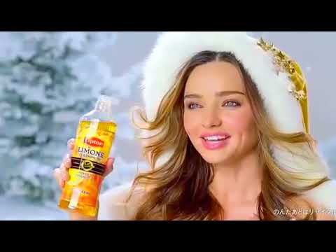 Miranda Kerr , Lipton Limone Glitter Lounge commercial