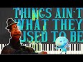 Duke Ellington - Things Ain't What They Used To Be (Solo Blues Piano Synthesia) [Pixar's Soul 2020]