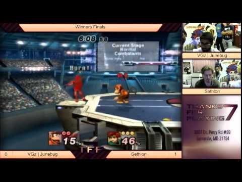 TFP7 - VGz|Junebug (Diddy Kong) vs Sethlon (Roy) PM Winners Finals