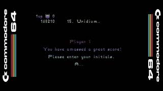 C64 Uridium. I died on final landing. Game Over.
