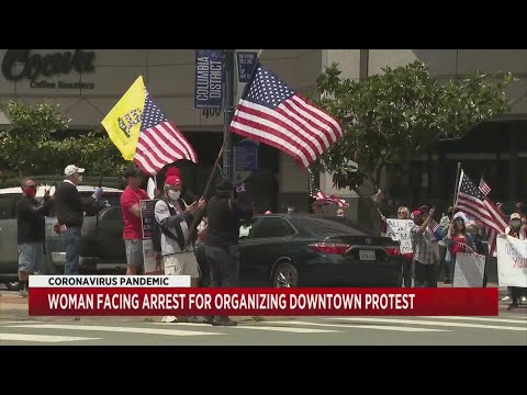 Woman Facing Arrest For Organizing Downtown Protest