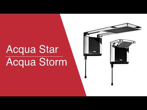 Video thumbnail of Chuveiro Acqua Storm Ultra 7800W 220v Lorenzetti
