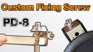 Video thumbnail for Roland PD-8 Custom Fixing Screw by Vdrum Tips