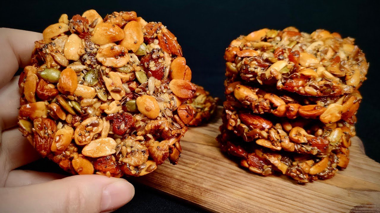 I don't eat sugar! Healthy cookies without flour or sugar! Energy dessert recipe!