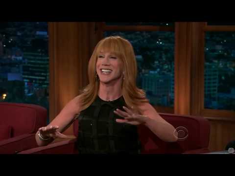 Comedian Kathy Griffin with Craig Ferguson