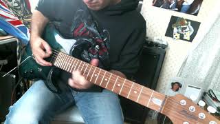 Video thumbnail for Dream Theater - 'Lie' (1st solo) on Sterling JP157 Teal by Bruno Biordi
