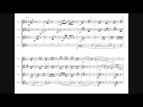 Friberg, Tomas - Four movements of air - for clarinet quartet