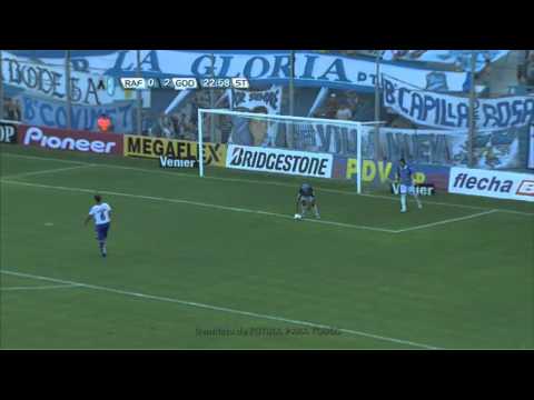 Ocasión de gol de Carrera. Rafaela 0 Godoy Cruz 2. Fecha 3. Torneo Final. Fútbol Para Todos